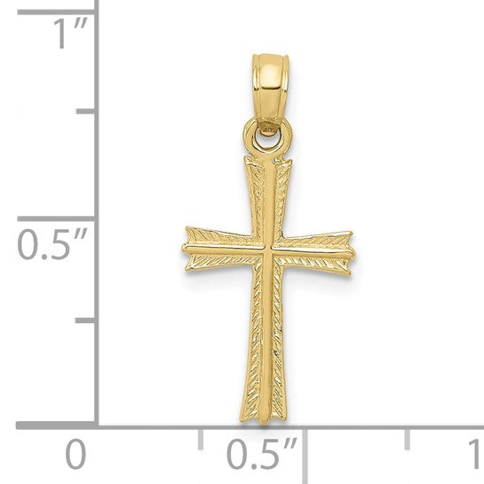10KT Yellow Gold Cross Pendant