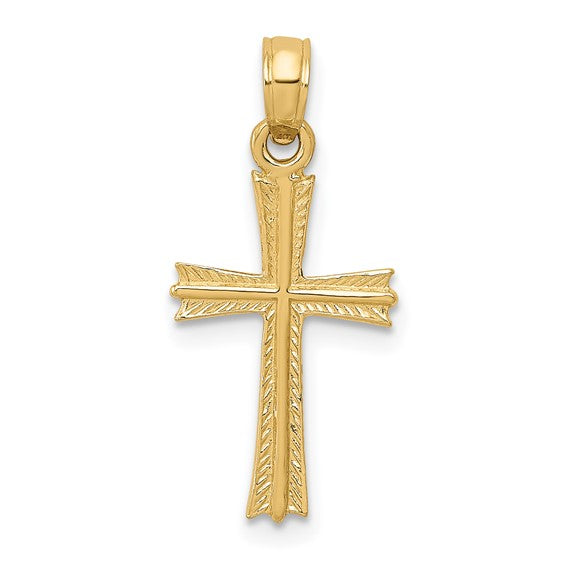 10KT Yellow Gold Cross Pendant