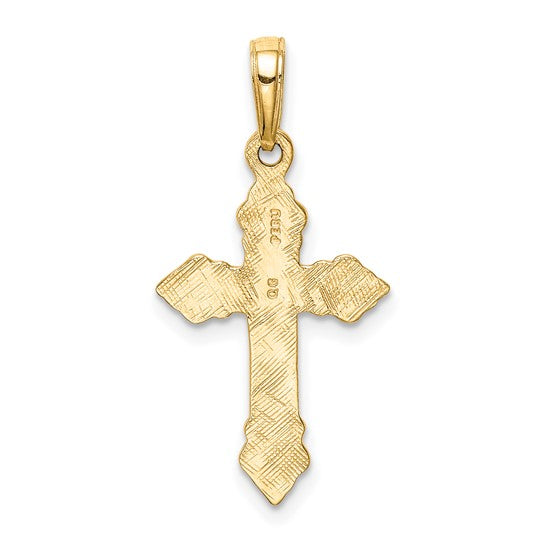10kt Yellow Gold Cross Pendant