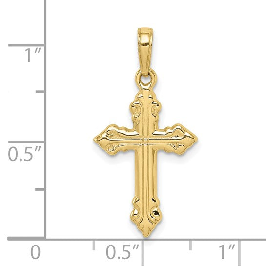 10kt Yellow Gold Cross Pendant