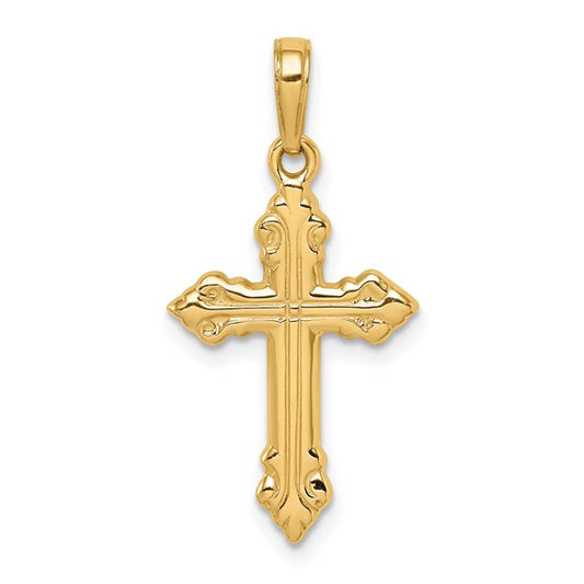 10kt Yellow Gold Cross Pendant