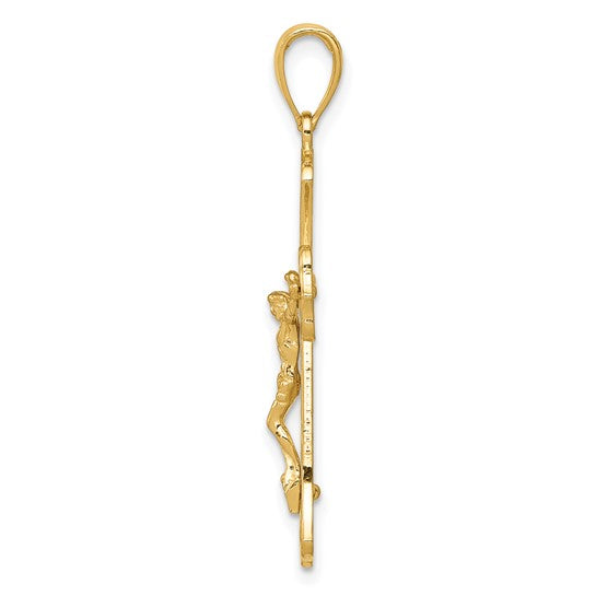 10KT Yellow Gold Crucifix Pendant