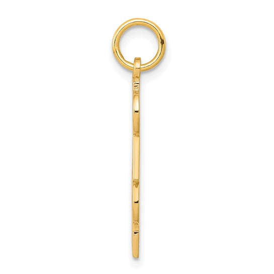 10kt Yellow Gold #1 DAD Charm