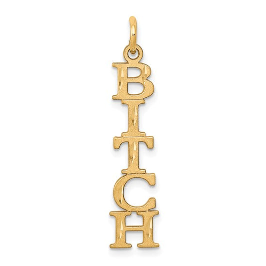 10kt Yellow Gold 5-Letter Talking Charm