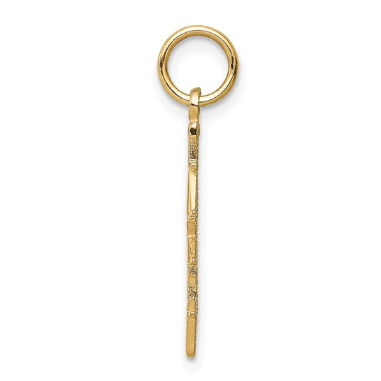 10kt Yellow Gold Talking - TAKEN Charm