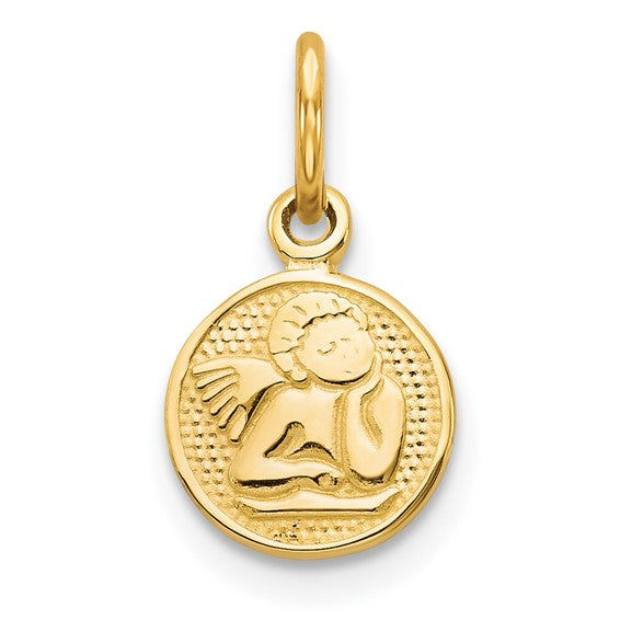 10kt Yellow Gold Angel Charm
