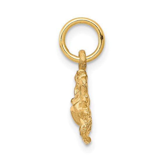 10kt Yellow Gold Crab Charm