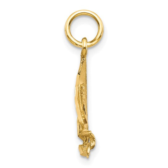 10kt Yellow gold Sailboat Charm