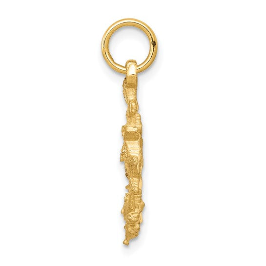 10kt Yellow Gold Anchor Charm