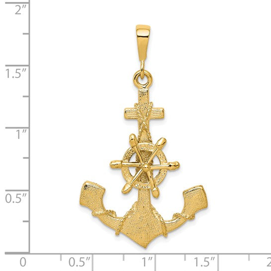 10kt Yellow Gold Anchor Charm