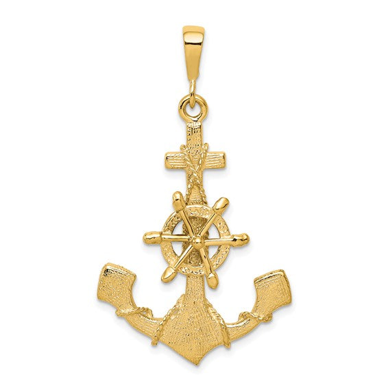 10kt Yellow Gold Anchor Charm