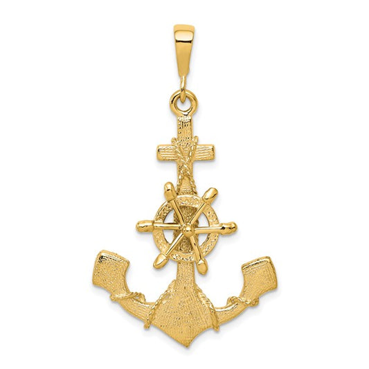 10kt Yellow Gold Anchor Charm