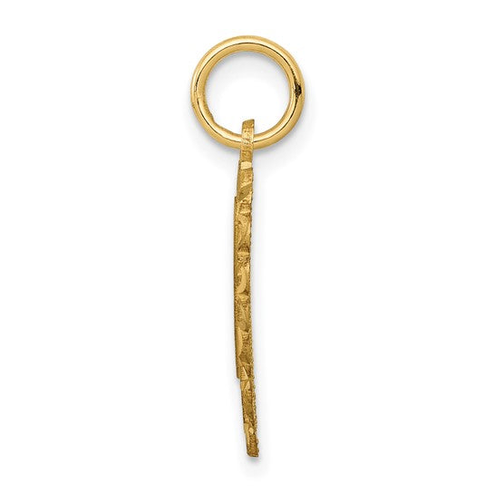 10kt Yellow Gold Initial L Charm