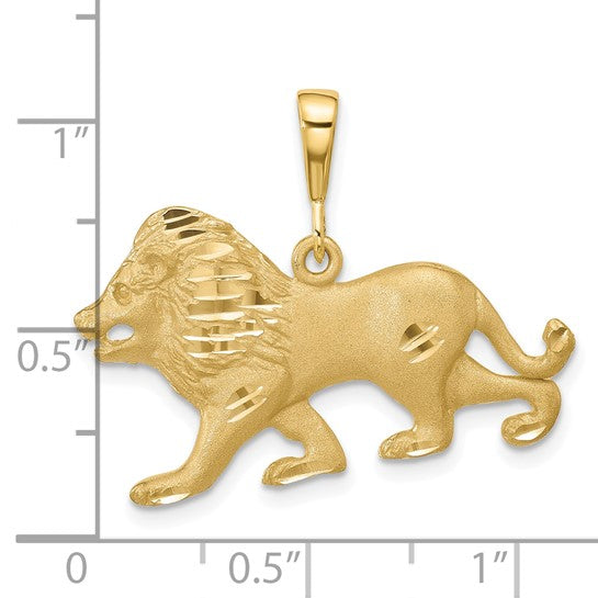 10kt Yellow Gold Lion Charm