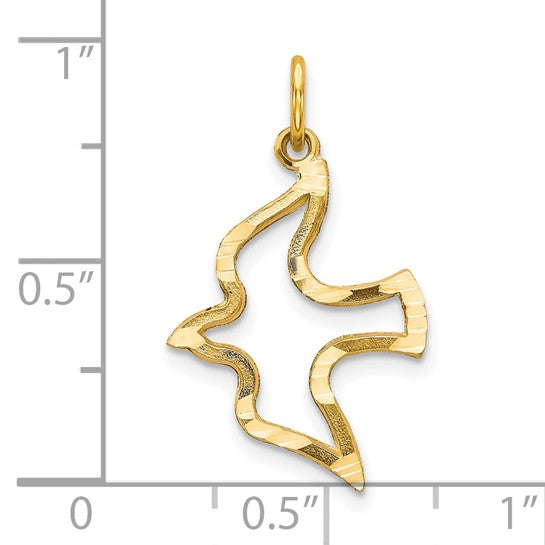 10kt Yellow Gold Dove Charm