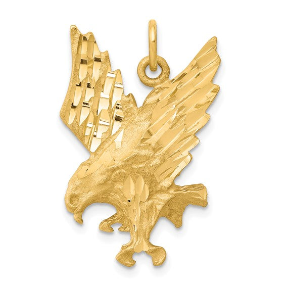 10kt Yellow Gold Eagle Charm