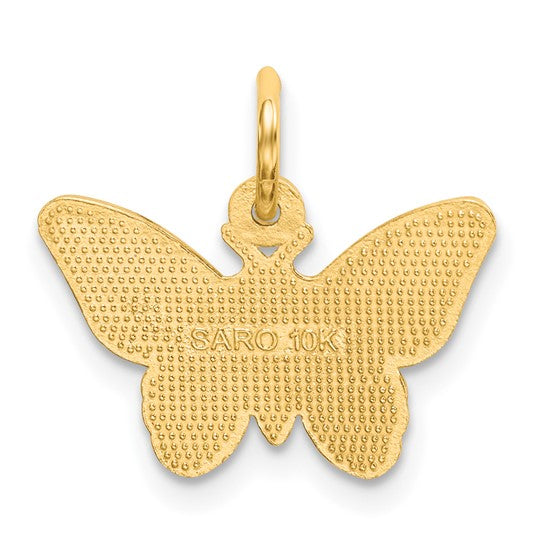 10kt Yellow Gold Butterfly Charm