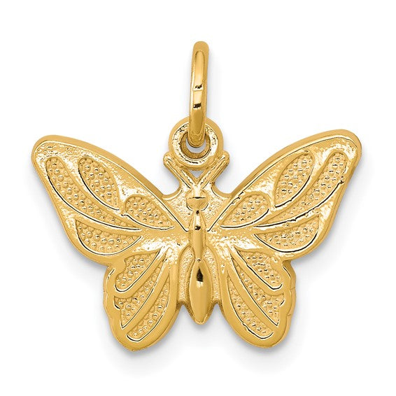 10kt Yellow Gold Butterfly Charm
