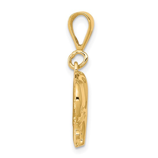 10kt Yellow Gold Elephant Charm