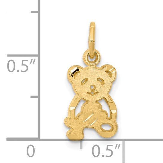 10kt Yellow Gold Teddy Bear Charm