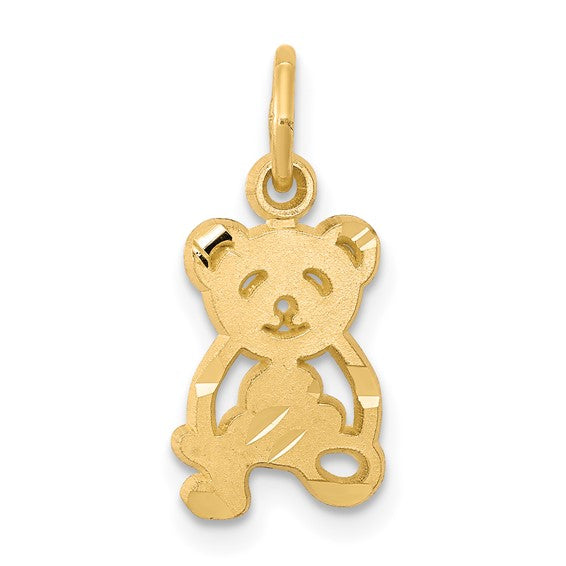 10kt Yellow Gold Teddy Bear Charm