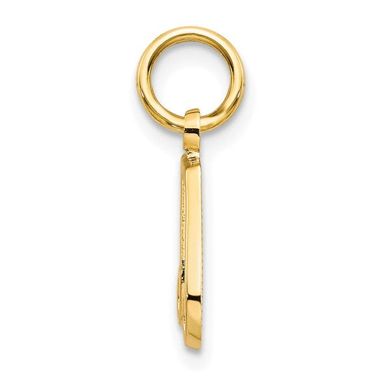 10kt Yellow Gold Musical Note Charm