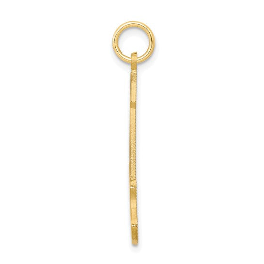 10kt Yellow Gold Guitar Charm