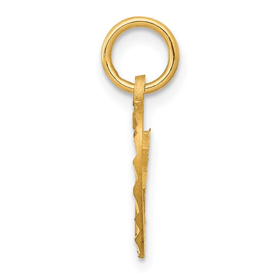 10kt Yellow Gold Cross Charm