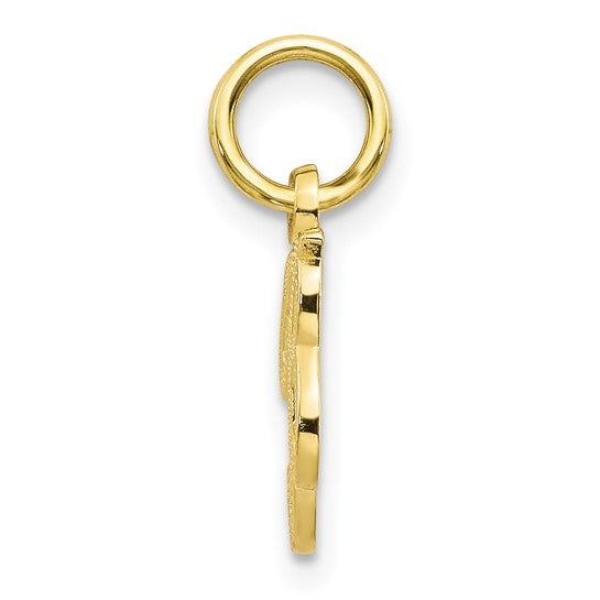 10KT Yellow Gold Initial B Charm