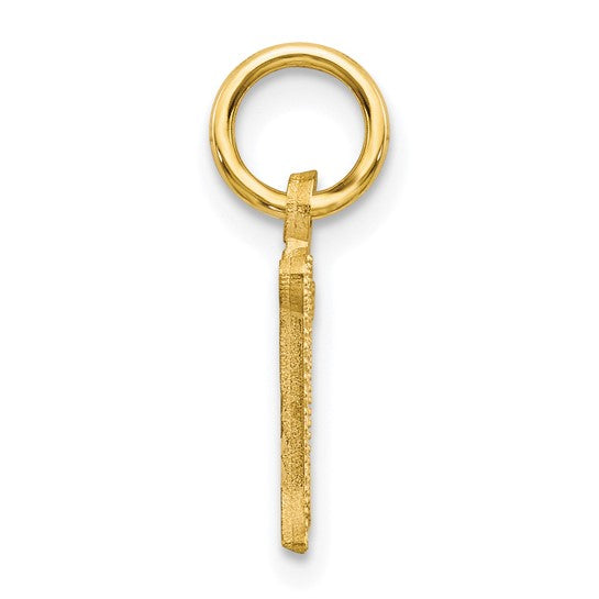10kt Yellow Gold Initial M Charm