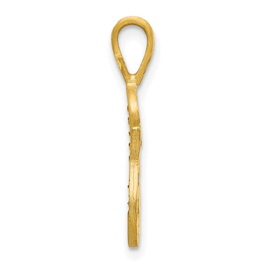 10kt Yellow Gold Initial G Pendant