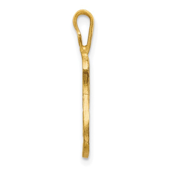 10kt Yellow Gold Initial T Pendant