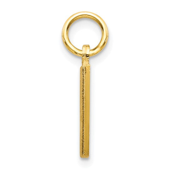 10kt Yellow Gold Initial M Charm
