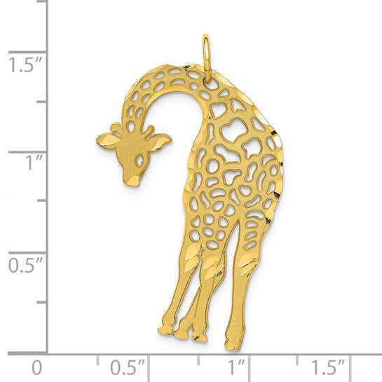 10kt Yellow Gold Giraffe Charm
