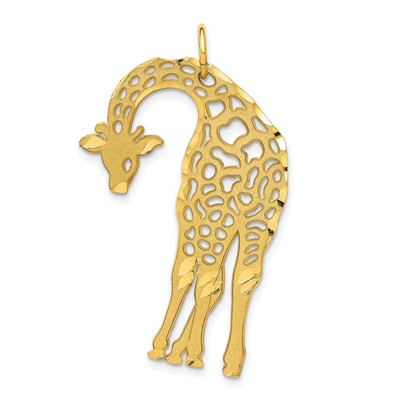 10kt Yellow Gold Giraffe Charm