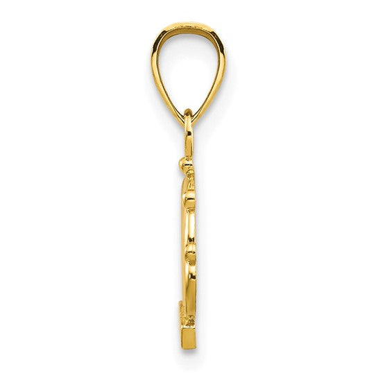 10kt Yellow Gold Crown Charm