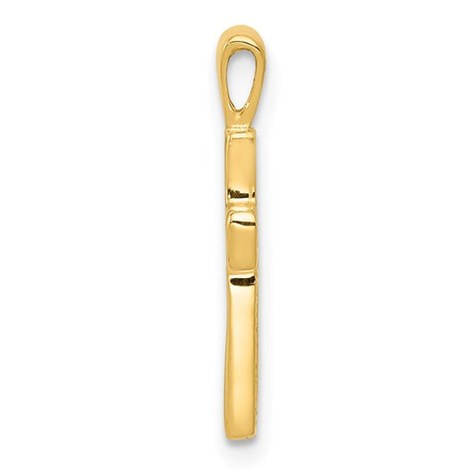 10kt Yellow Gold Cross Charm