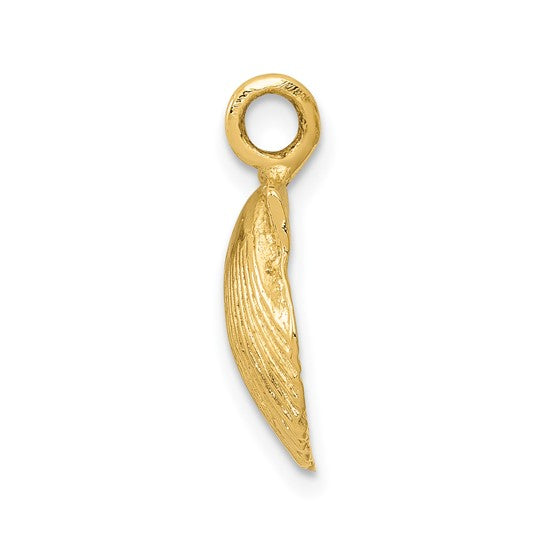10kt Yellow Gold Seashell Pendant