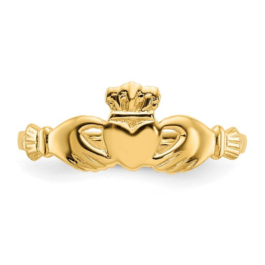 10kt Yellow Gold Claddagh Ring