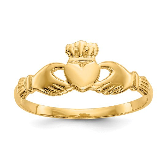10kt Yellow Gold Claddagh Ring