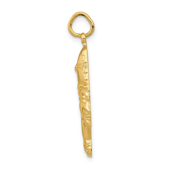 10kt Yellow Gold Nefertiti Charm