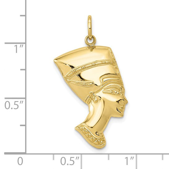 10kt Yellow Gold Nefertiti Charm