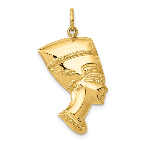 10kt Yellow Gold Nefertiti Charm