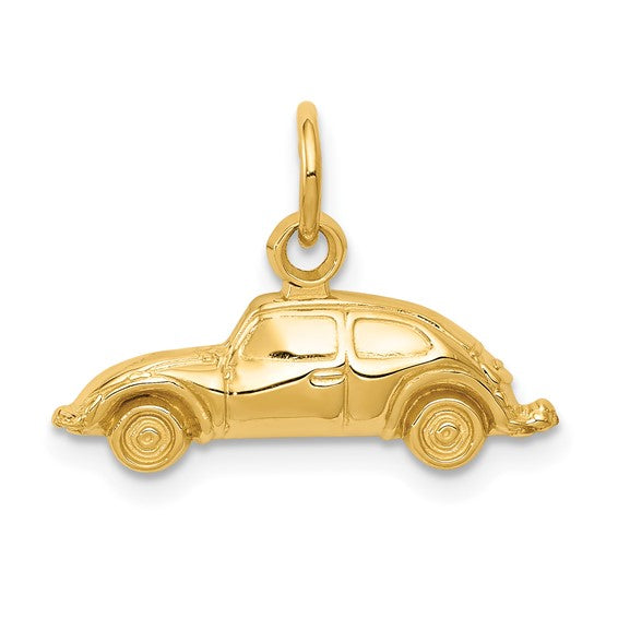 10kt Yellow Gold Car Charm