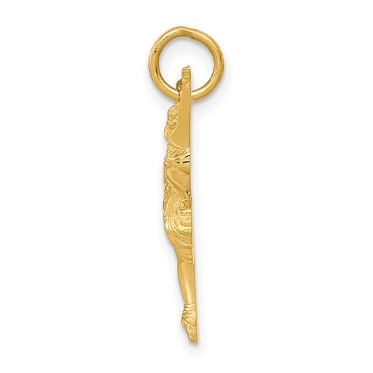 10kt Yellow Gold Ballerina Charm