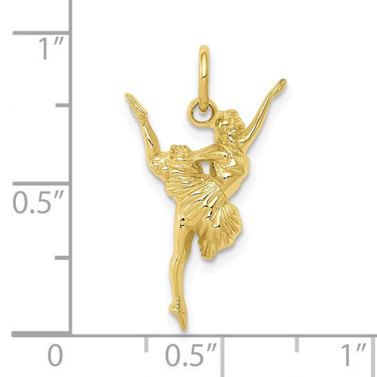 10kt Yellow Gold Ballerina Charm