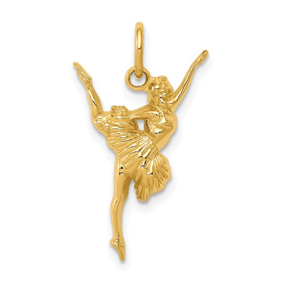 10kt Yellow Gold Ballerina Charm