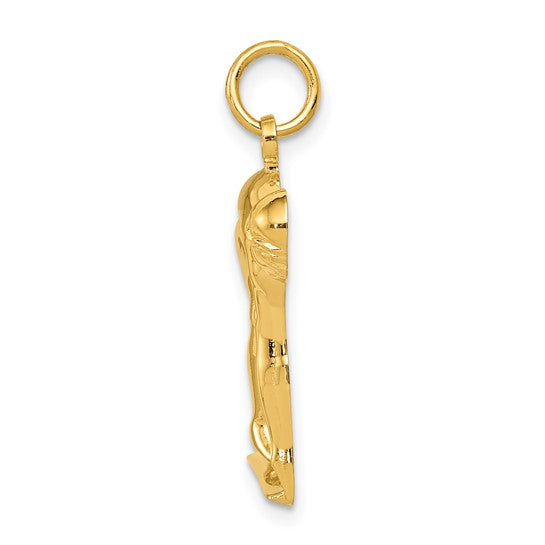 10kt Yellow Gold Swimmer/diver Charm