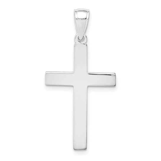 10kt White Gold Cross Pendant