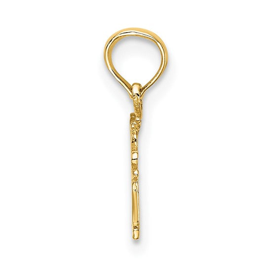 10KT Yellow Gold LITTLE ANGEL Charm